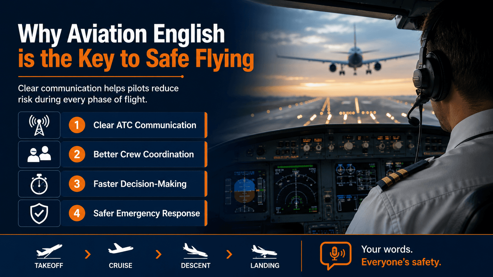 Why Aviation English is the Key to Safe Flying