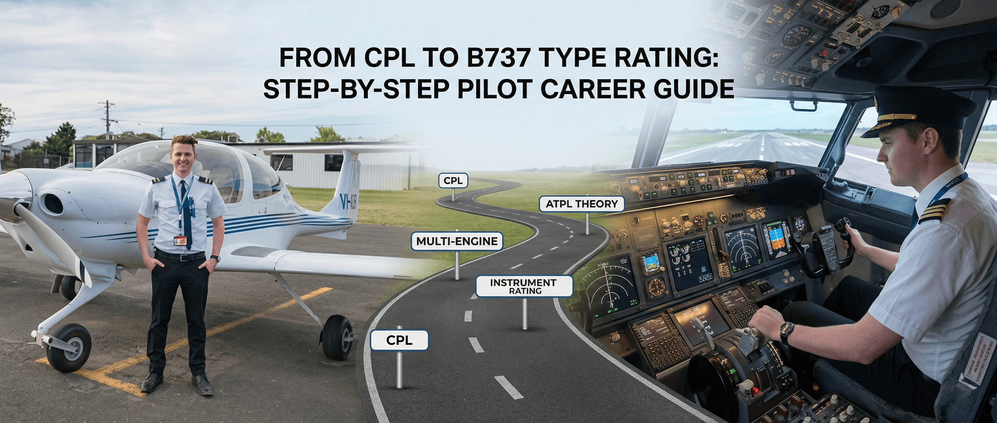 From CPL to B737 Type Rating: Step-by-Step Pilot Career Guide