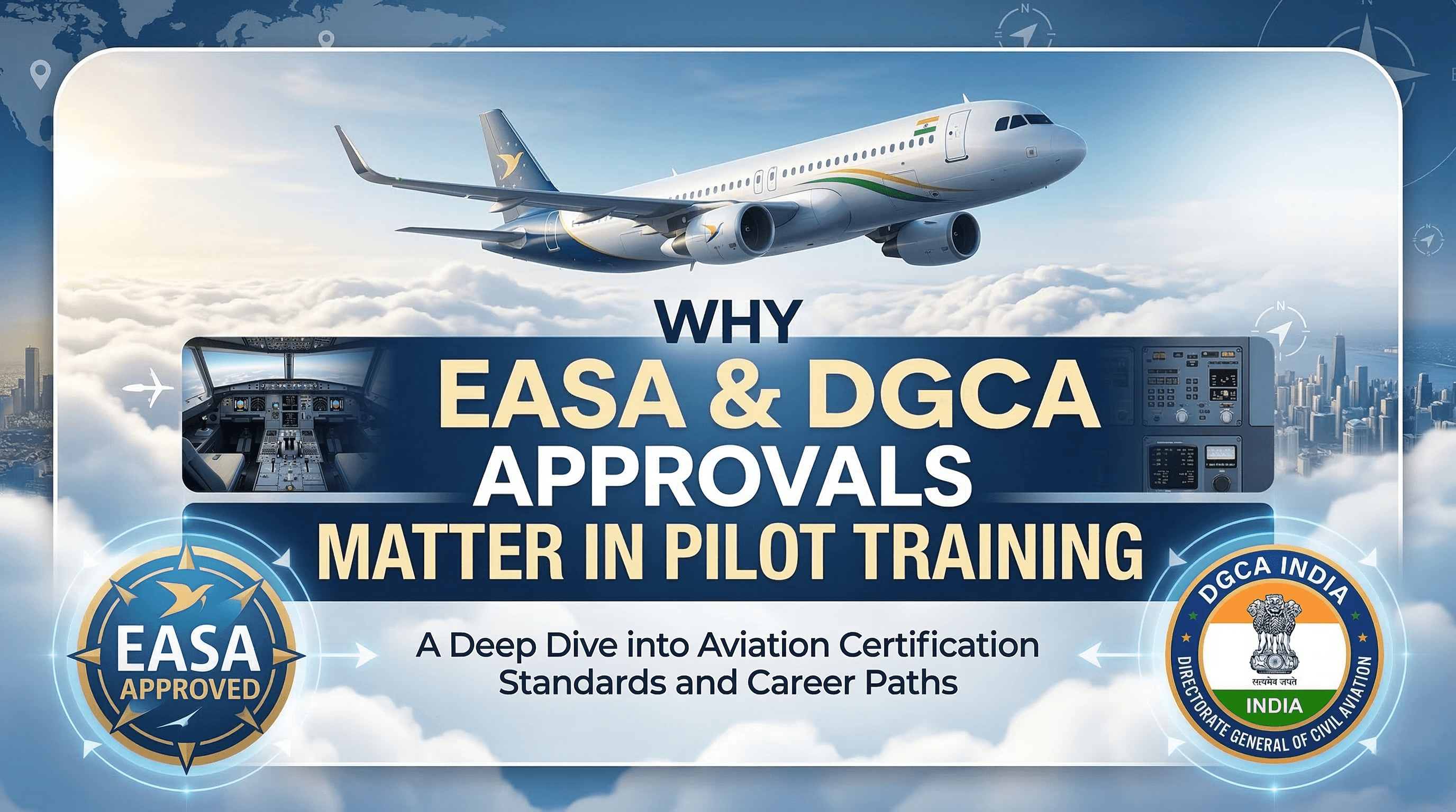 Why EASA & DGCA Approvals Matter in Pilot Training