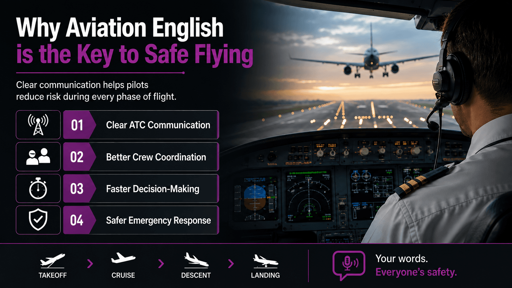 Why Aviation English is the Key to Safe Flying