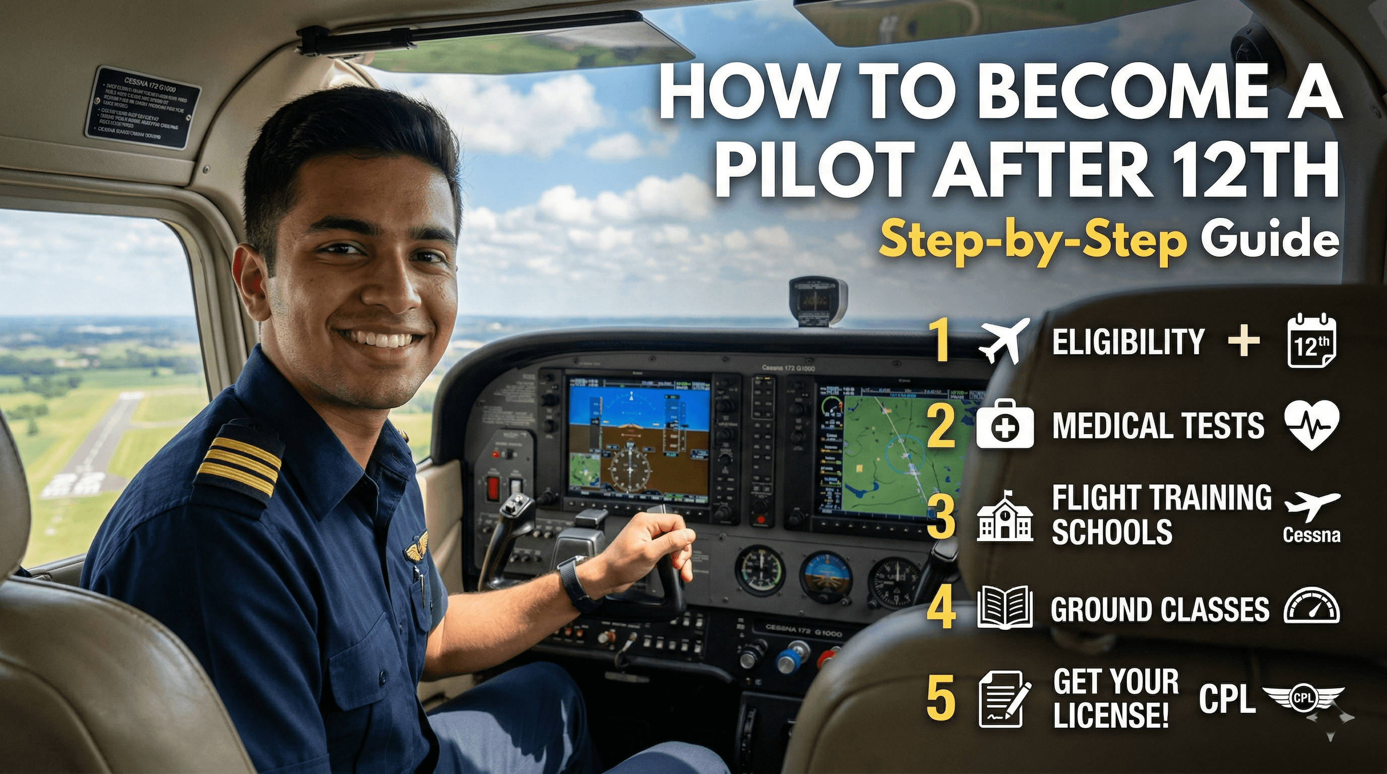 How to Become a Pilot After 12th: Step-by-Step Guide