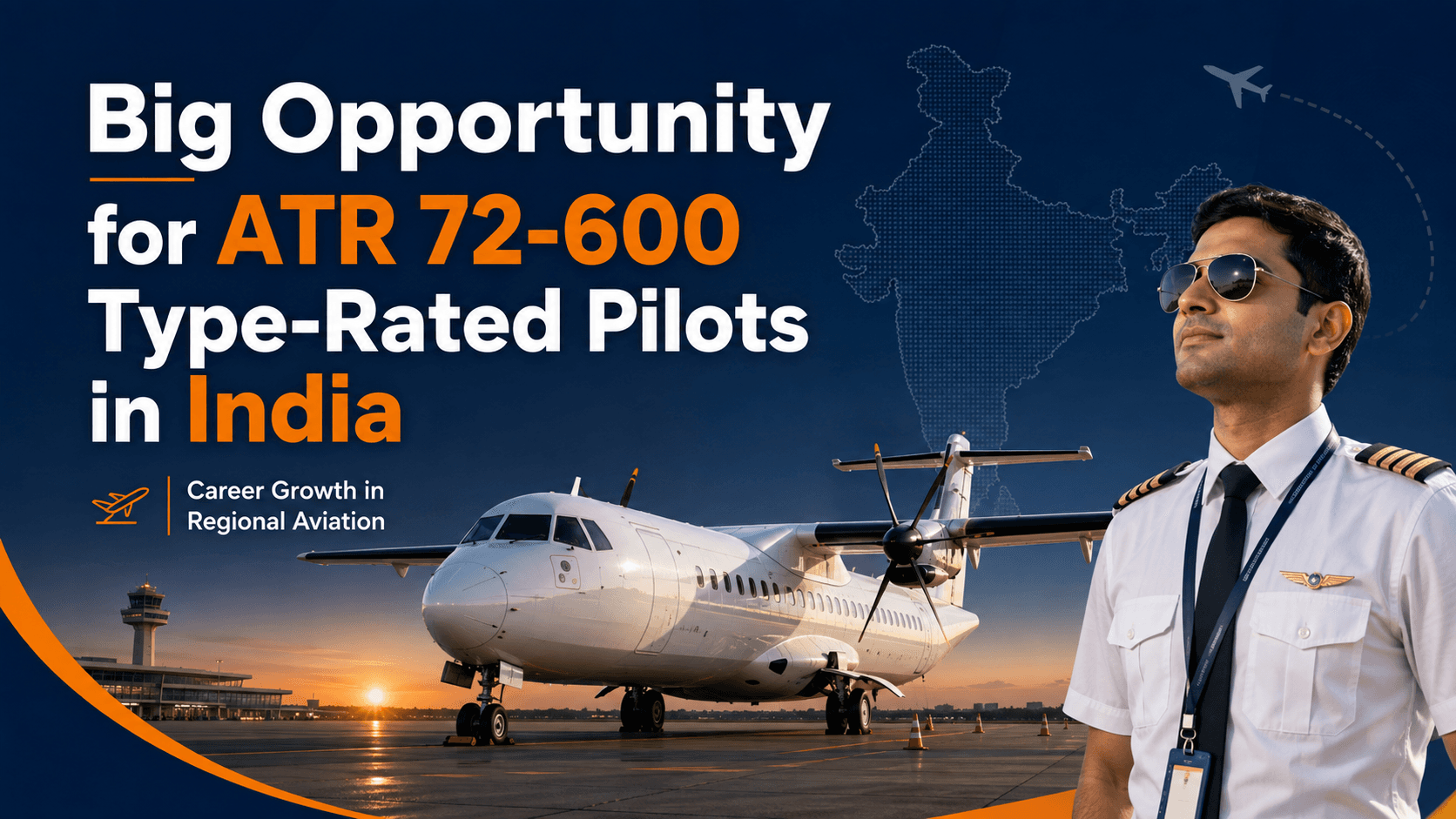 Big Opportunity for ATR 72-600 Type-Rated Pilots in India